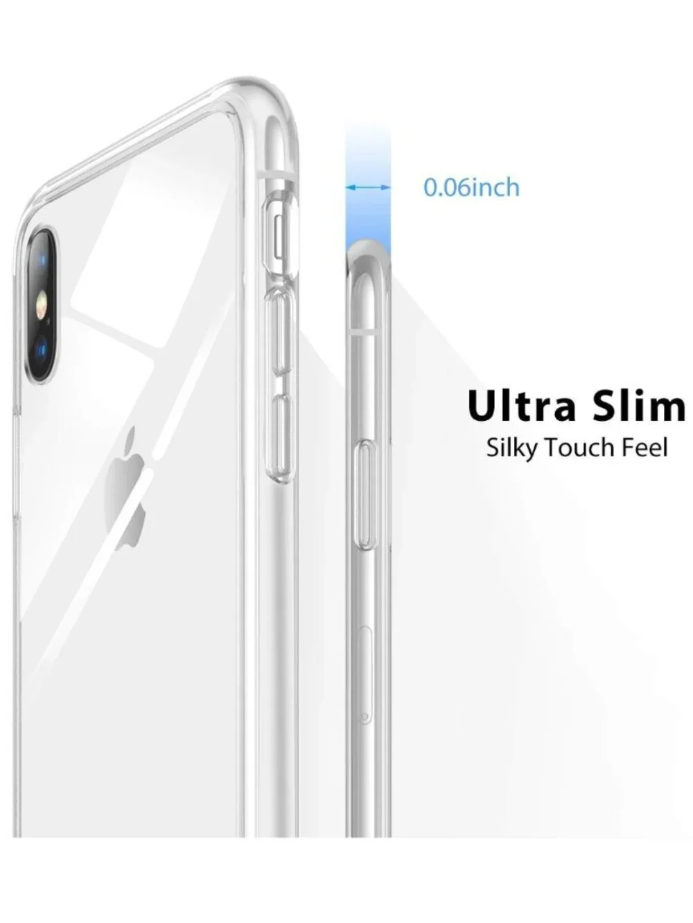 NEW iPhone 10 X XS Case Clear 360 Full Body Transparent Protective Bumper Cover